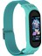 Puluz Xiaomi Mi Band Için 3/4/5 Dimi 8-Şekilli Toka Kordonlu Saat Deniz Yeşili 3