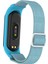 Puluz Xiaomi Mi Band Için 3/4/5 Dimi 8-Şekilli Toka Kordonlu Saat Açık Mavi 4