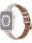 Puluz Kayış Apple Watch Uyumlu Series 7 45Mm / 6 & Se & 5 & 4 44Mm / 3 & 2 & 1 42Mm Kremsi Beyaz(Yurt Dışından) 1