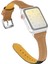 Puluz Apple Watch Uyumlu Series 7 Için Deri Kordonlu Saat 45Mm / & 6 & Se & 5 & 4 44Mm Siyah Kahve+Kahve(Yurt Dışından) 1