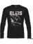 Elvis Presley - The Legend Siyah Erkek Sweatshirt 2