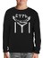Türk Kayı Boyu Bayrak - Logo Siyah Çocuk Sweatshirt 1