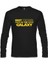 Star Wars - Best Father Siyah Erkek Sweatshirt 1