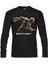 Mortal Combat x Siyah Erkek Sweatshirt 1