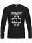 Rammstein - Logo Siyah Erkek Sweatshirt 1