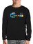Pac-Man - Kurabiye Canavarı Siyah Çocuk Sweatshirt 1