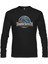 Jurassic World Siyah Erkek Sweatshirt 1