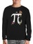 Matematik - Pi 4 Siyah Çocuk Sweatshirt 1