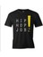 Hip Hop Jobz Siyah Erkek Tshirt 1