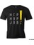 Hip Hop Jobz Siyah Erkek Tshirt 2