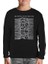 Meow Division Siyah Çocuk Sweatshirt 1