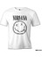 Nirvana - Logo Beyaz Erkek Tshirt 2