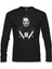 Marilyn Manson I Siyah Erkek Sweatshirt 1