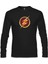 Flash Siyah Erkek Sweatshirt 1