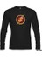 Flash Siyah Erkek Sweatshirt 2