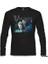 Vikings - Ragnar & Lagertha Siyah Erkek Sweatshirt 2