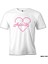 Apink - Logo Kalp Beyaz Erkek Tshirt 2