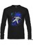 Dreams In Space Siyah Erkek Sweatshirt 2