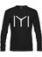 Türk Kayı Boyu - Logo Siyah Erkek Sweatshirt 1