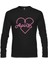 Apink - Logo Kalp Siyah Erkek Sweatshirt 1