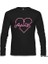Apink - Logo Kalp Siyah Erkek Sweatshirt 2