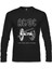 Ac Dc - For Those About To Rock Cover Siyah Erkek Sweatshirt 1