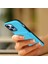 Apple iPhone 13 Pro Için Kartlıklı Gizli Aynalı Akrilik + Tpu Hibrit Kılıf - Gök Mavisi (Yurt Dışından) 2
