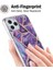 Apple iPhone 12 Için Imd Mermer Desenli 2.0mm Galvanik Tpu Koruyucu Kılıf - Koyu Mor (Yurt Dışından) 2