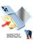 Apple iPhone 13 Pro Için Kartlıklı Gizli Aynalı Akrilik + Tpu Hibrit Kılıf - Açık Mavi (Yurt Dışından) 4