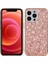 Apple iPhone 13 Pro 6.1 Inç Uyumlu Tpu + Simli Çerçeve Galvanik Telefon Kılıfı - Pembe Altın (Yurt Dışından) 1