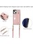 Apple iPhone 13 Mini Için Standlı Kart Yuvalı Kayışlı Pu Deri Kaplamalı Tpu Telefon Kılıfı - Yeşil (Yurt Dışından) 4