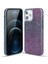 Apple iPhone 12 Için Renk Değiştiren Işıltılı Pc + Tpu Telefon Kılıfı - Mavi (Yurt Dışından) 1