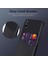 Apple iPhone Xs Max Için Kartlıklı Kumaş + Pu Deri Kaplamalı Pc Telefon Kılıfı - Siyah (Yurt Dışından) 3