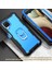 Samsung Galaxy A12 Için Telefon Kılıfı - Siyah / Mavi (Yurt Dışından) 5