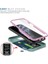 Apple iPhone 11 Pro Max Için Standlı Kamera Koruyuculu Pc + Tpu Telefon Kılıfı - Pembe/yeşil (Yurt Dışından) 2