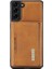 M2 Serisi Hibrit Samsung Galaxy S21 Fe Için Telefon Kılıfı - Kahverengi (Yurt Dışından) 3