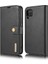 Samsung Galaxy A12 Deri + Pc Telefon Kılıfı - Siyah (Yurt Dışından) 3