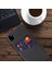 Apple iPhone 11 Pro Max Için Kart Yuvalı Pc + Pu + Kumaş Hibrit Telefon Kılıfı - Gri (Yurt Dışından) 4