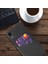 Apple iPhone Xr Için Kart Yuvalı Pc + Pu + Kumaş Hibrit Telefon Kılıfı - Gri (Yurt Dışından) 2