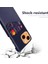 Apple iPhone 13 Mini Için Kumaş Dokulu Kart Yuvalı Telefon Kılıfı - Mavi (Yurt Dışından) 3