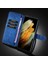 Deri Samsung Galaxy S21 Ultra 5g Için Telefon Kılıfı - Mavi (Yurt Dışından) 2
