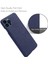 Apple iPhone 13 Pro Için Kumaş Kaplamalı Sert Plastik Telefon Kılıfı - Mavi (Yurt Dışından) 2