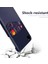Apple iPhone 11 Için Kart Yuvalı Pc + Pu + Kumaş Hibrit Telefon Kılıfı - Mavi (Yurt Dışından) 2
