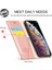 Apple iPhone Xs Max Için Deri Cüzdan Tasarımlı Standlı Manyetik Koruyucu Kılıf - Gül Altın (Yurt Dışından) 5