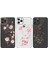 Apple iPhone 11 Pro Için Yapay Elmas Dekorlu Çiçek Desenli Pc Telefon Kılıfı - Kırmızı (Yurt Dışından) 2