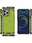 Apple iPhone 13 Pro Max 6.7 Inç Uyumlu Petek Tasarım Pc + Tpu Hibrit Telefon Kılıfı - Yeşil (Yurt Dışından) 3