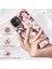 Apple iPhone 12 Için Lb5 Serisi Çiçek Desenli Galvanik Imd Iml Tpu Telefon Kılıfı - Pembe Gardenya (Yurt Dışından) 2