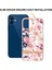 Apple iPhone 12 Için Lb5 Serisi Çiçek Desenli Galvanik Imd Iml Tpu Telefon Kılıfı - Pembe Gardenya (Yurt Dışından) 5