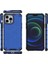 Apple iPhone 13 Pro Max 6.7 Inç Uyumlu Petek Tasarım Pc + Tpu Hibrit Telefon Kılıfı - Mavi (Yurt Dışından) 3