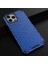 Apple iPhone 13 Pro Max 6.7 Inç Uyumlu Petek Tasarım Pc + Tpu Hibrit Telefon Kılıfı - Mavi (Yurt Dışından) 5